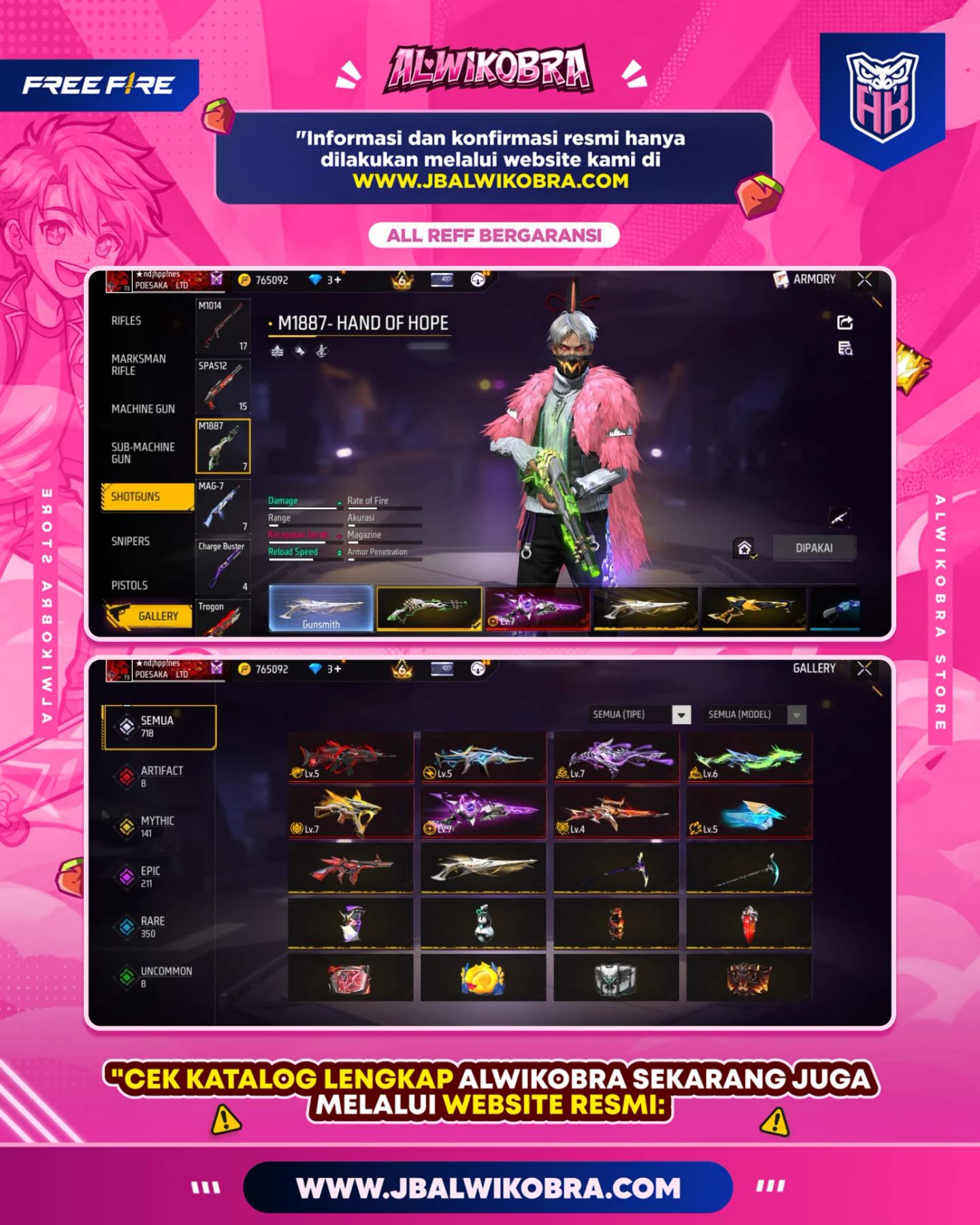 FREE FIRE RENTAL 32 8