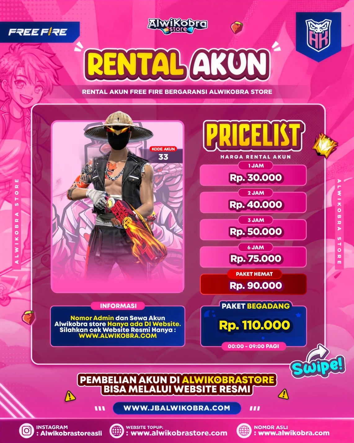 FREE FIRE RENTAL 33