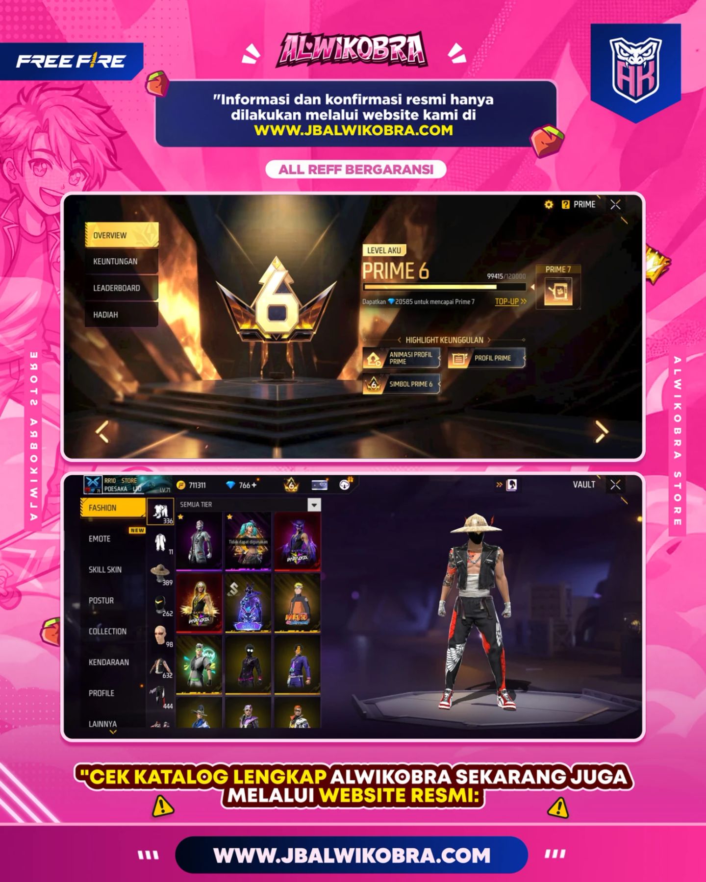 FREE FIRE RENTAL 33 3