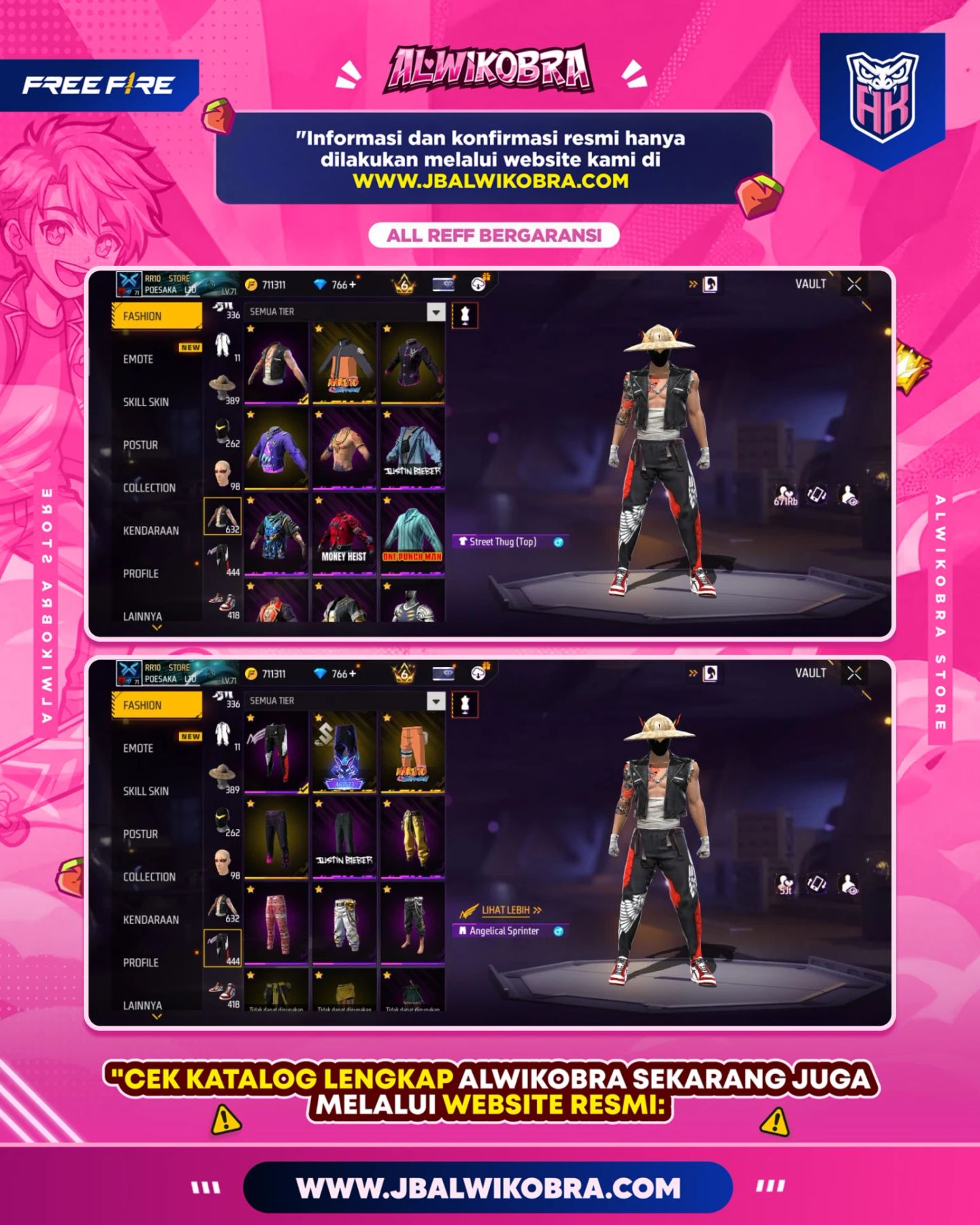 FREE FIRE RENTAL 33 6