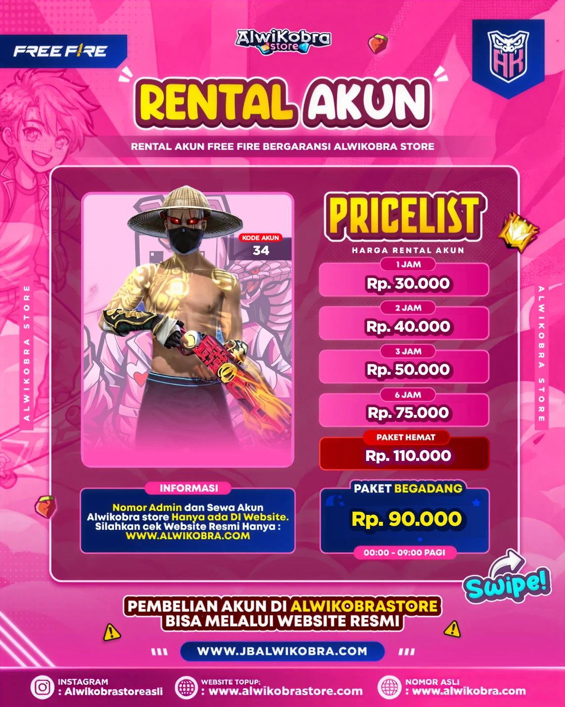 FREE FIRE RENTAL 34