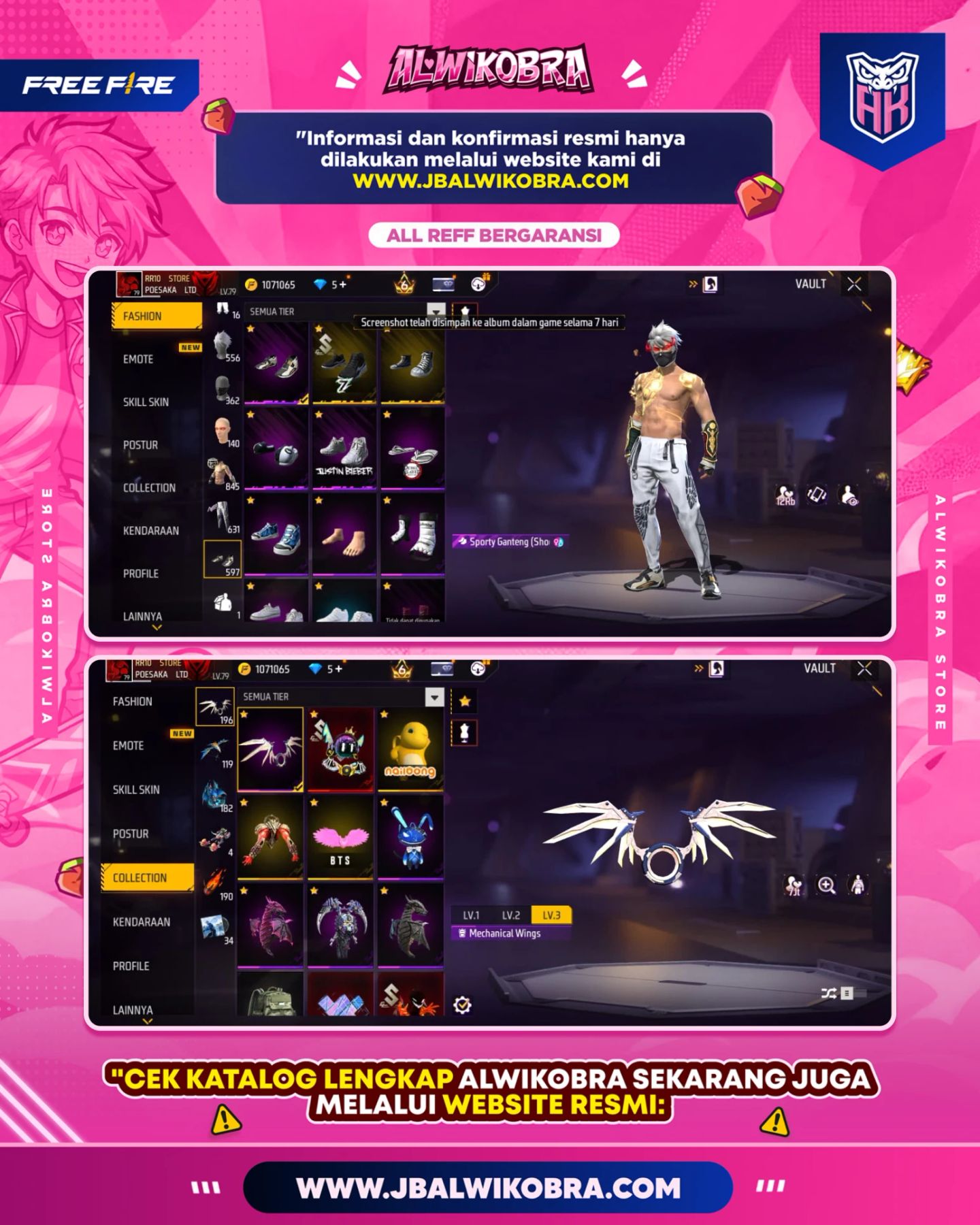 FREE FIRE RENTAL 35 7