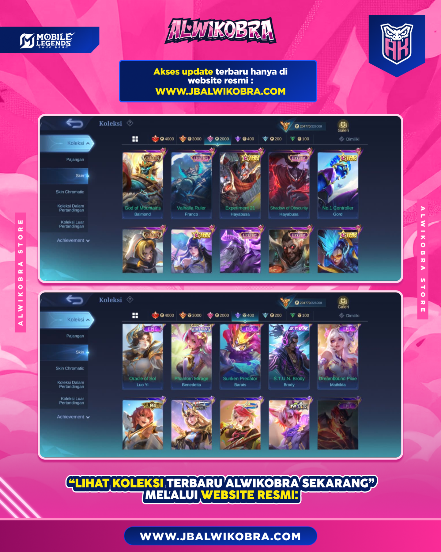 MOBILE LEGEND R150 5