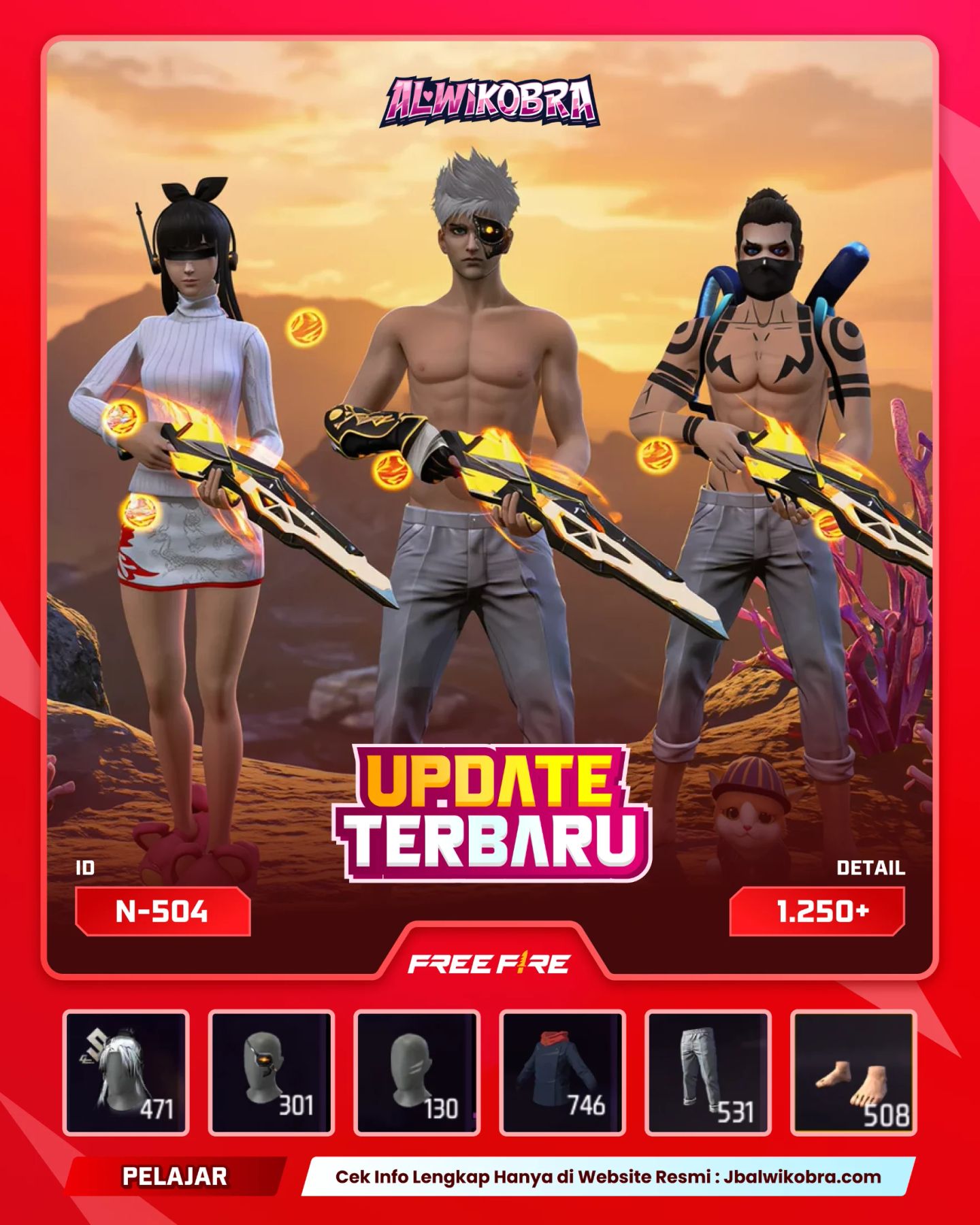 FREE FIRE N504