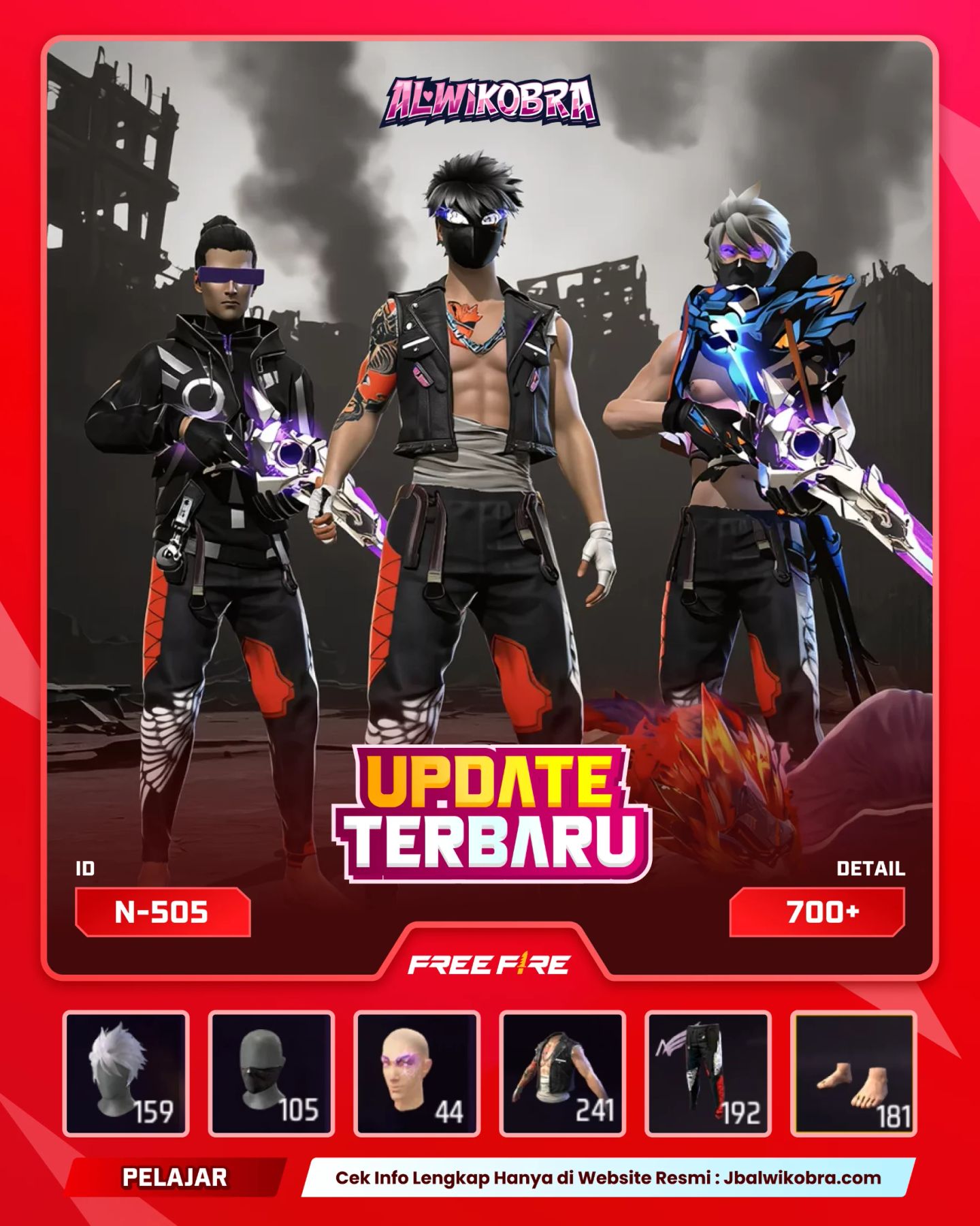 FREE FIRE N505