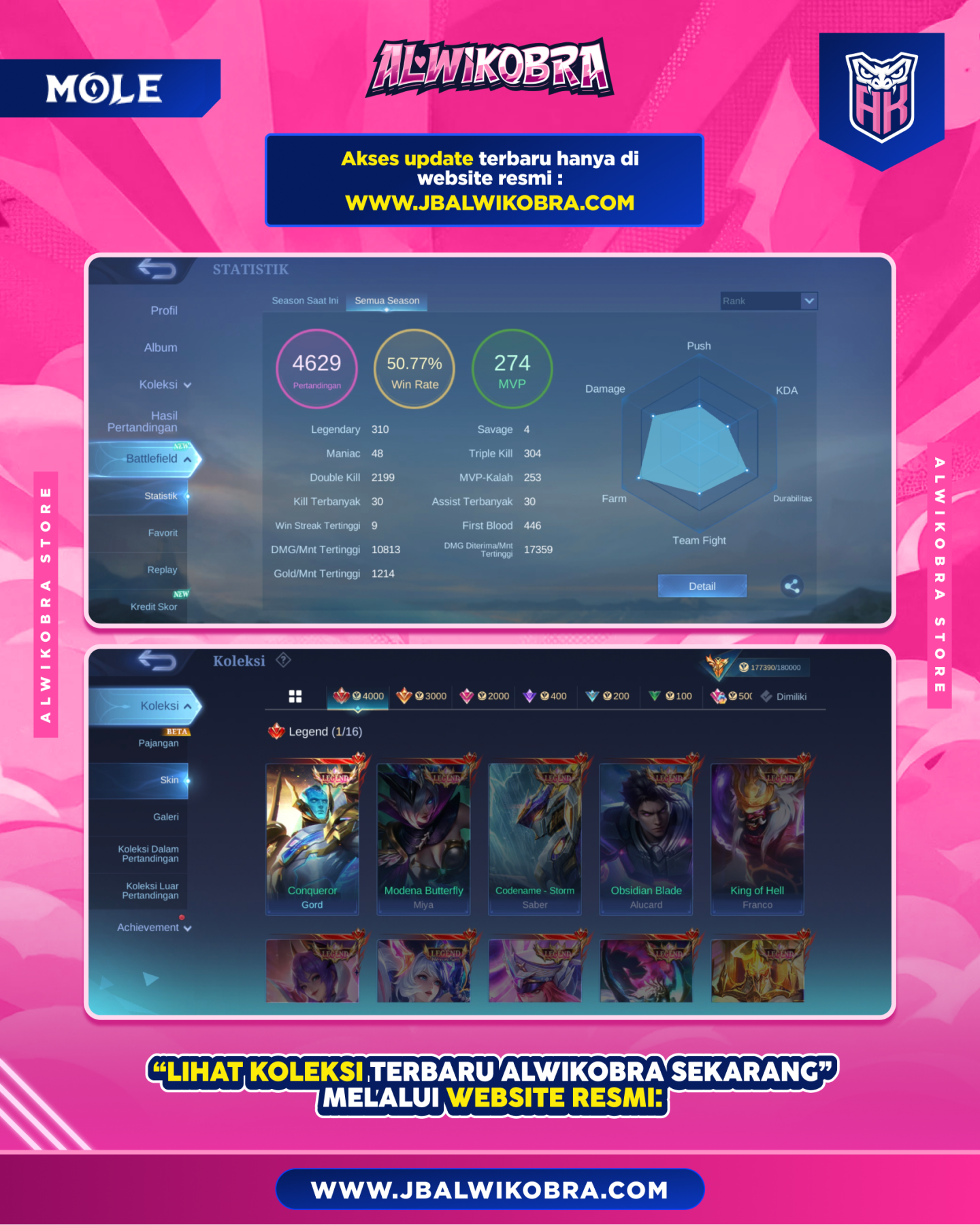 MOBILE LEGEND R163 3