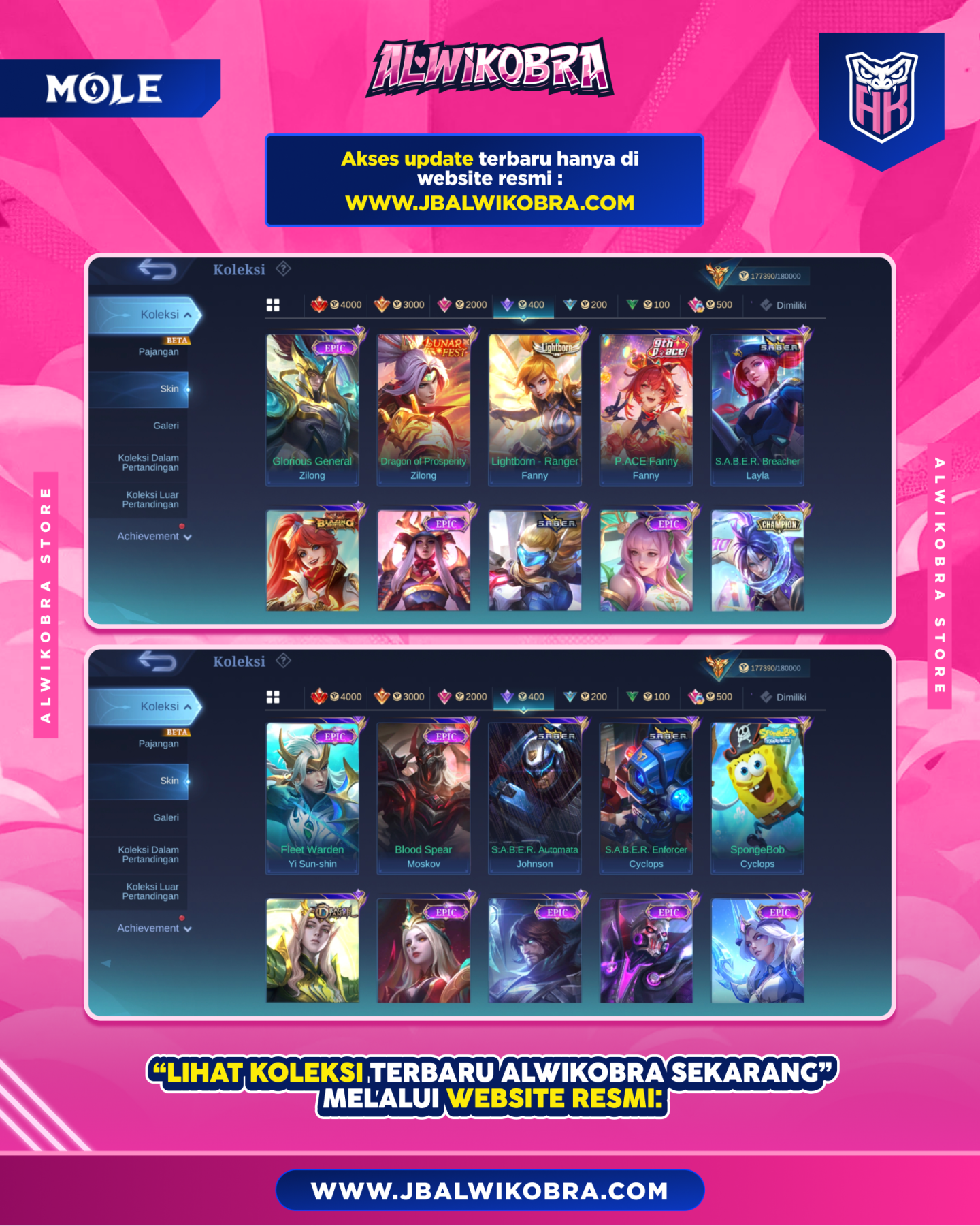 MOBILE LEGEND R163 6