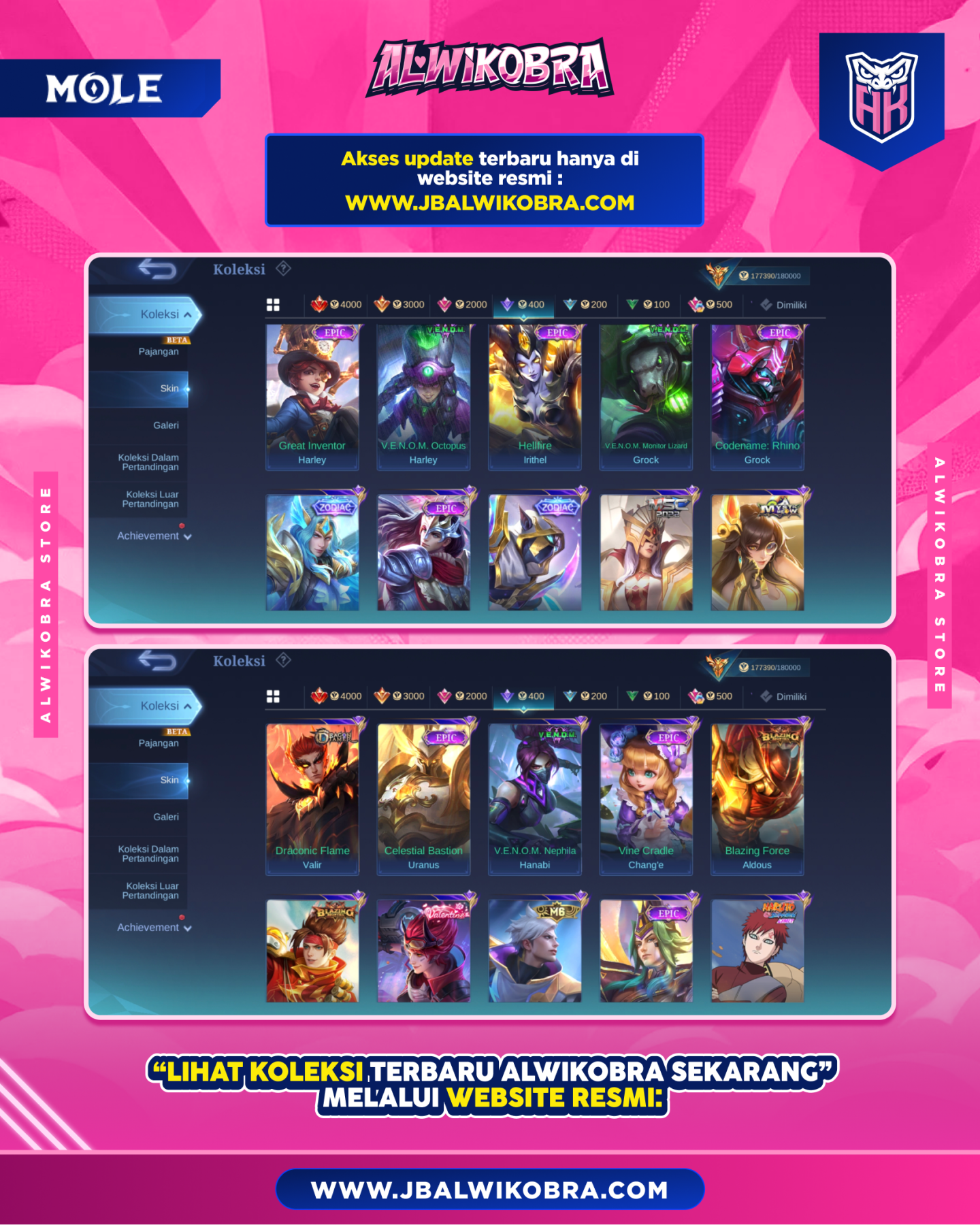 MOBILE LEGEND R163 7