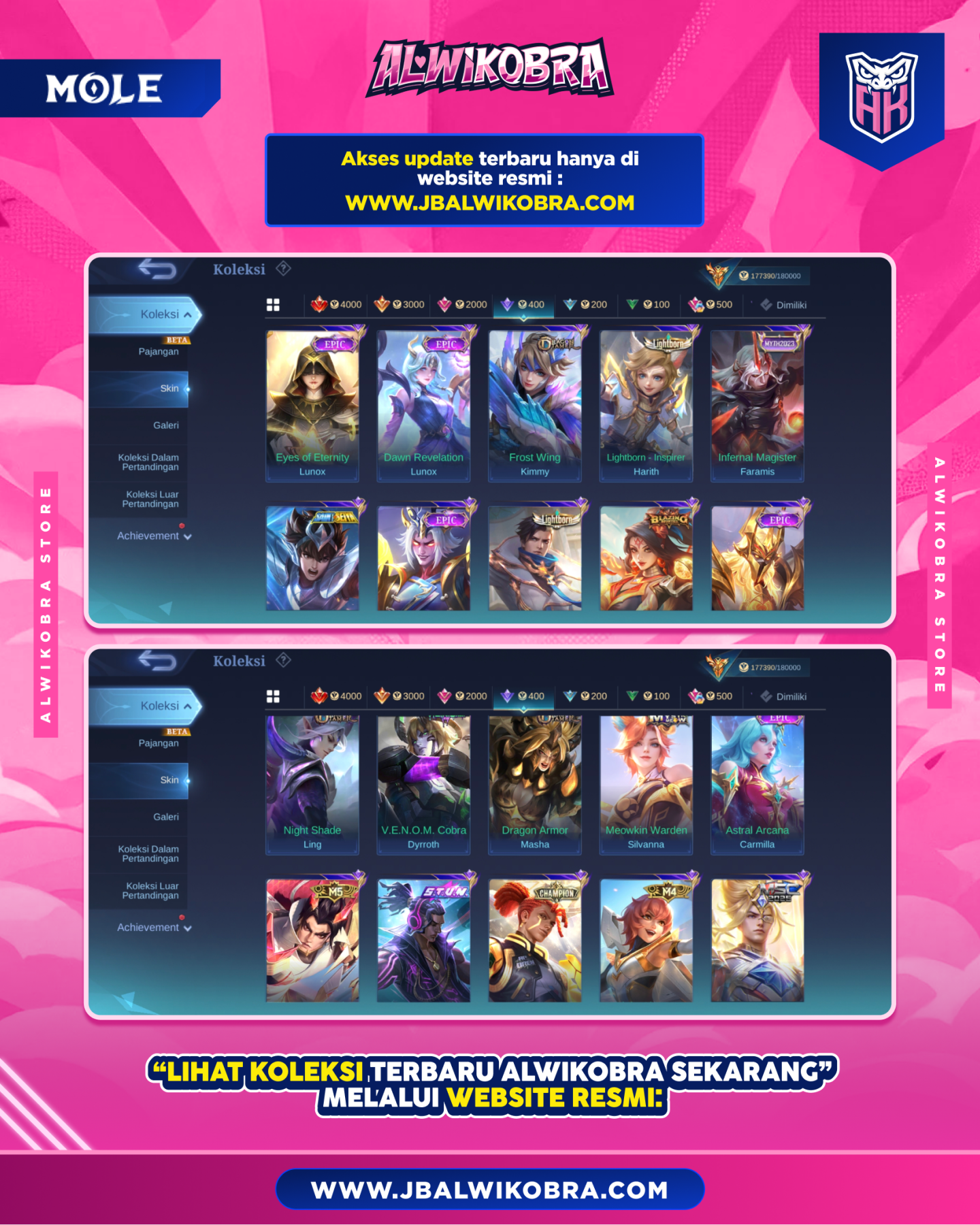 MOBILE LEGEND R163 8
