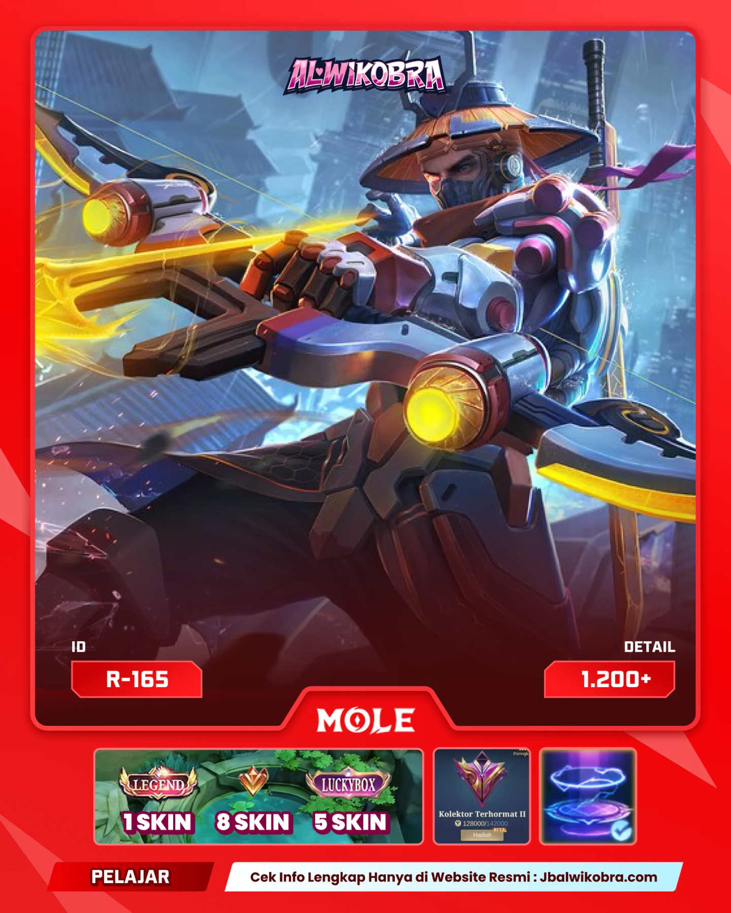 MOBILE LEGEND R165