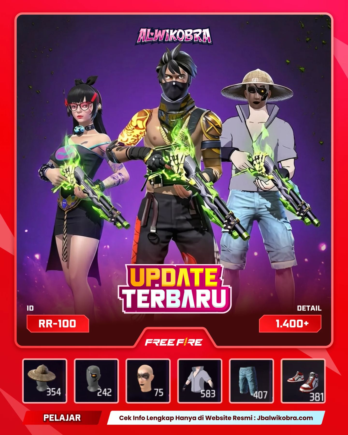 FREE FIRE RR100