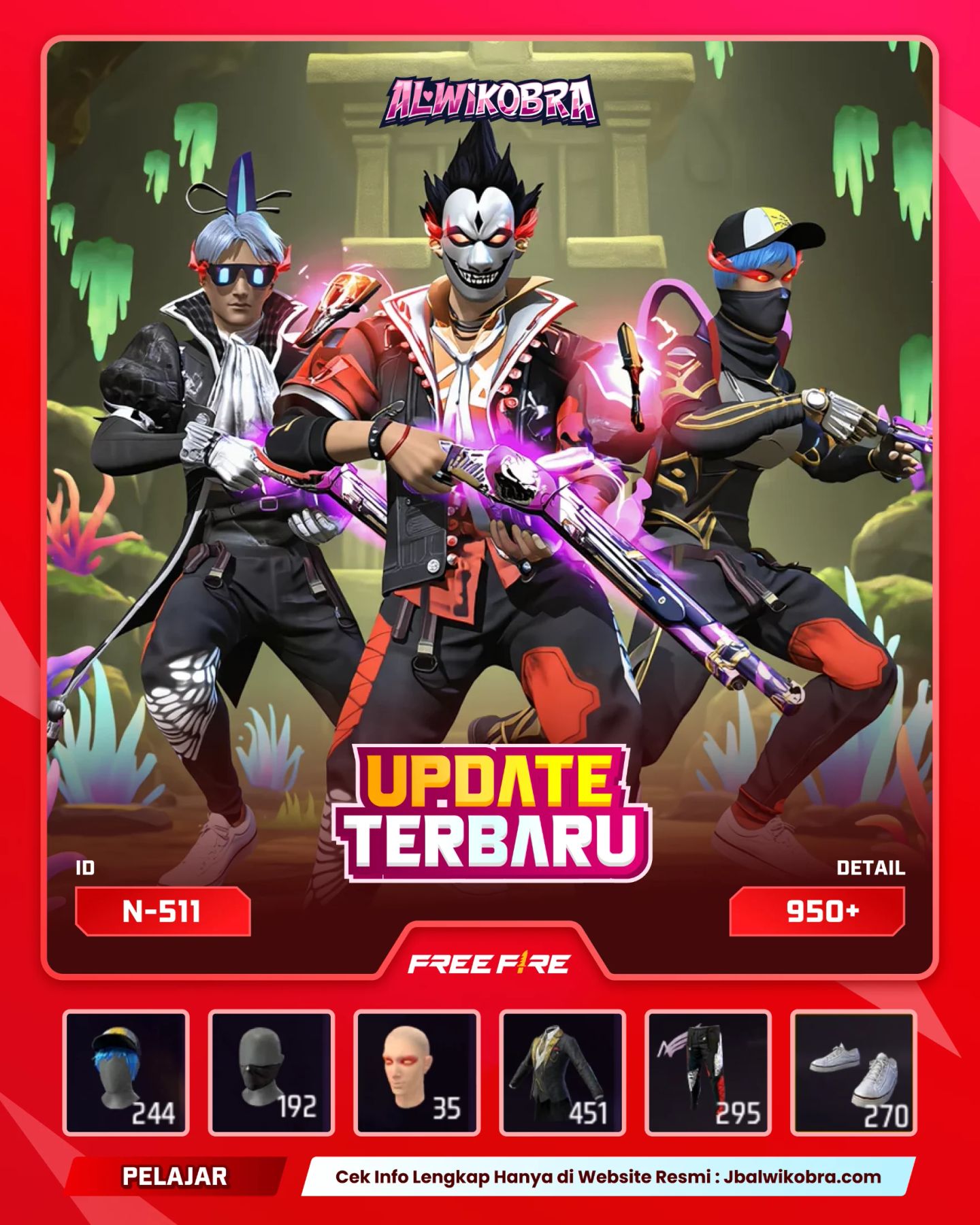 FREE FIRE N511