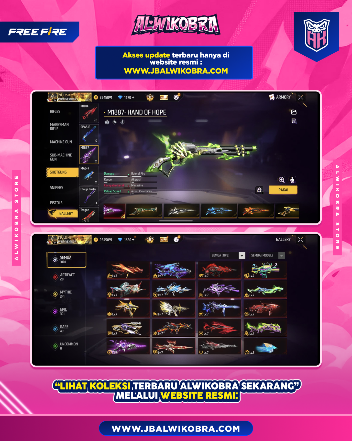 FREEFIRE DM 1 8