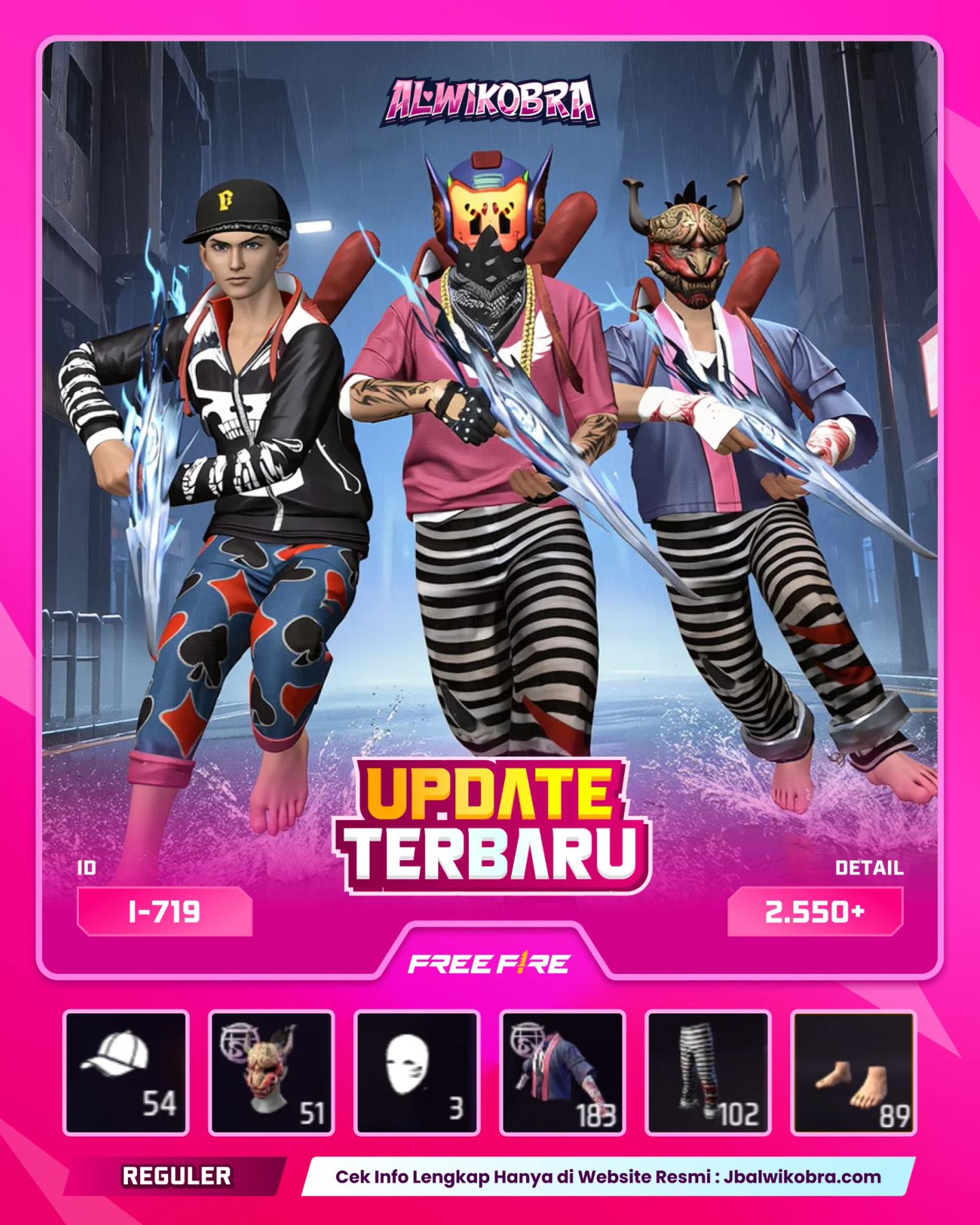FREE FIRE 719 I
