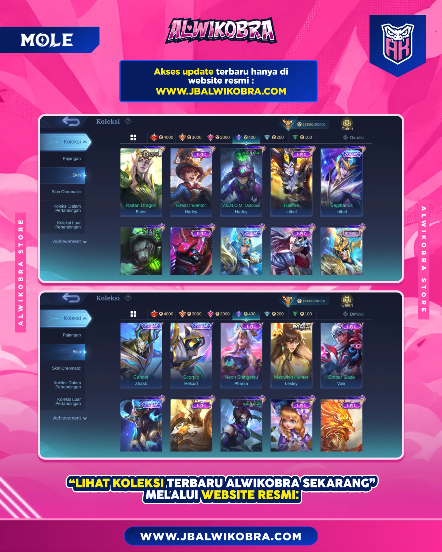 MOBILE LEGEND R166 8