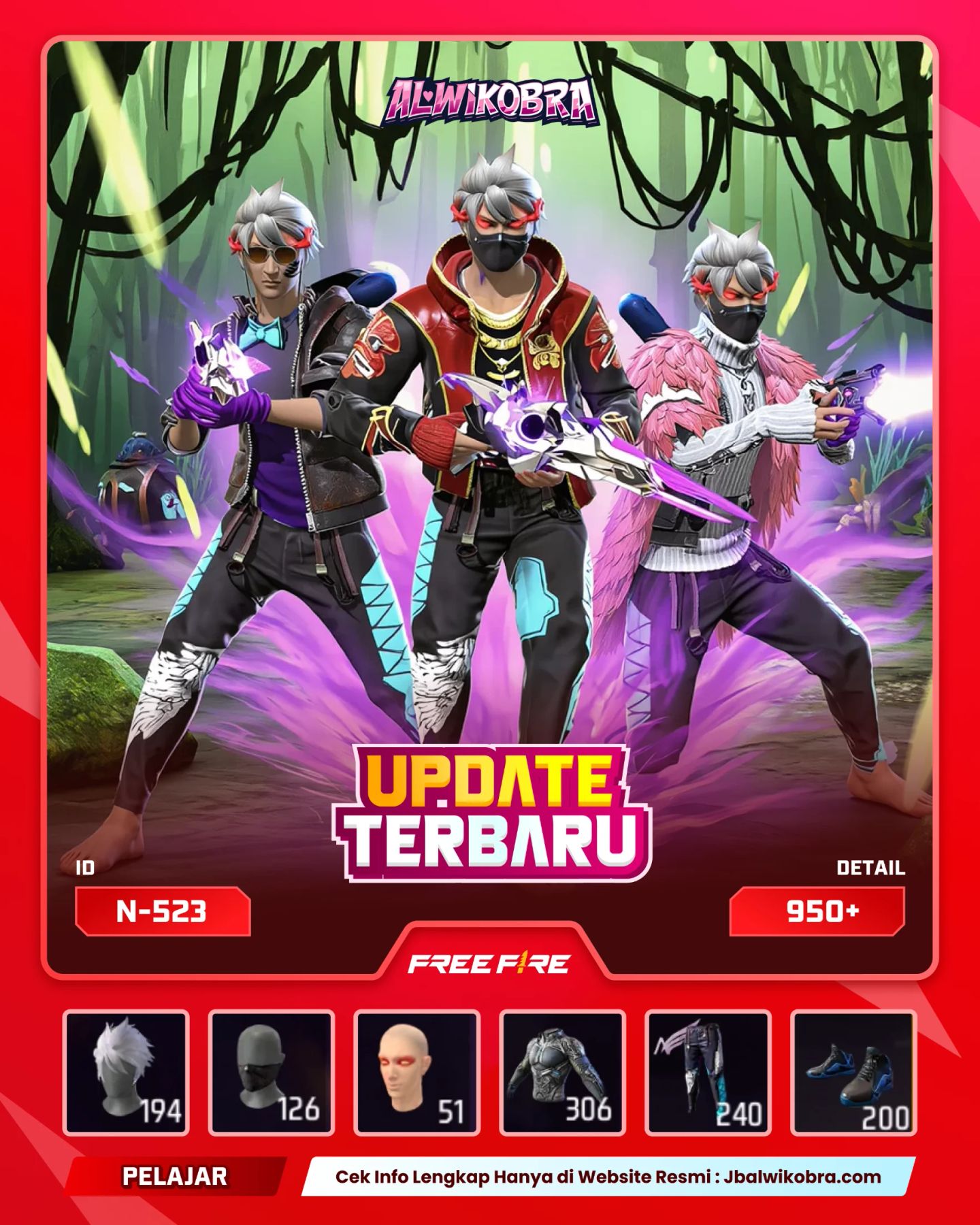 FREE FIRE N523