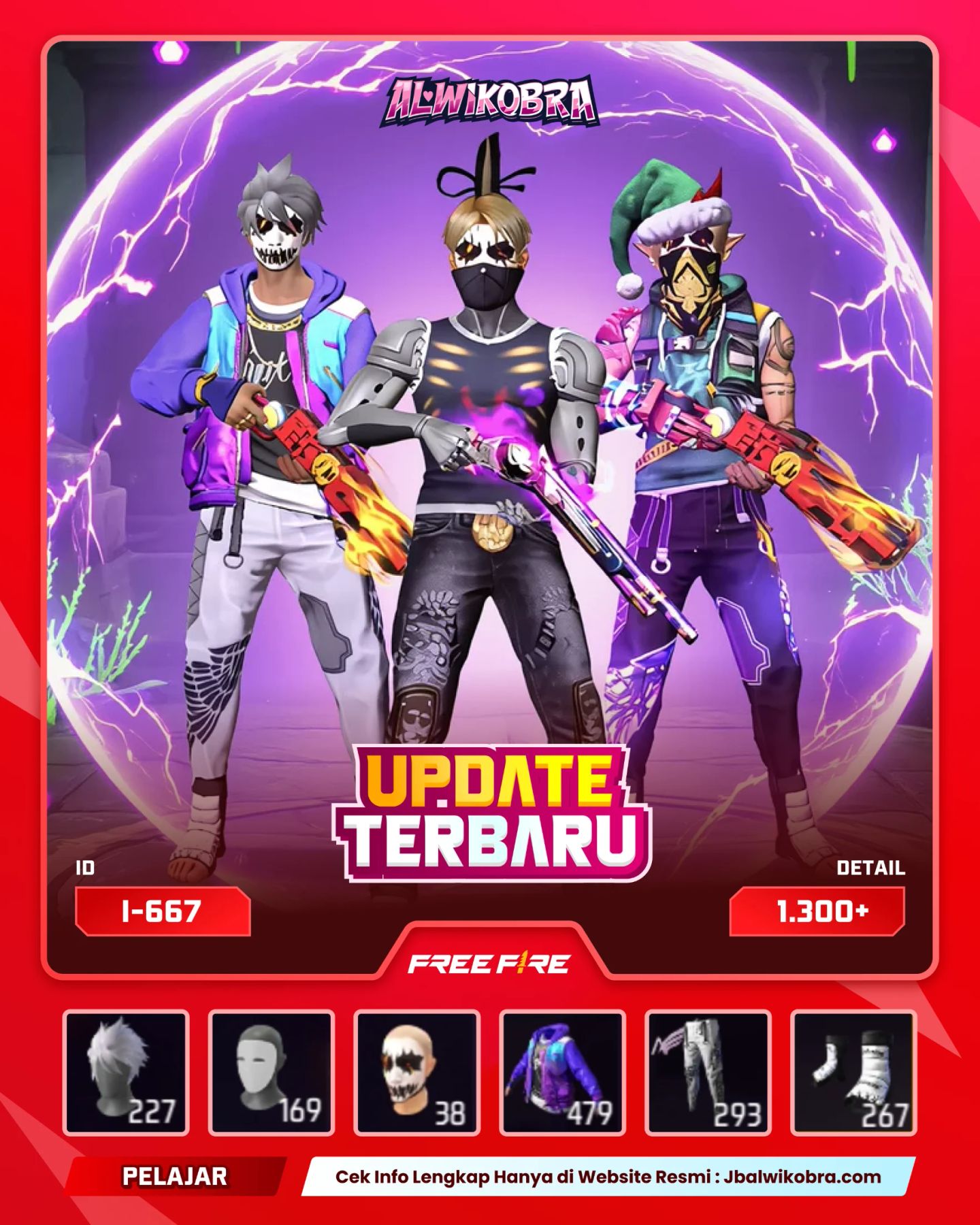 FREE FIRE 667 i