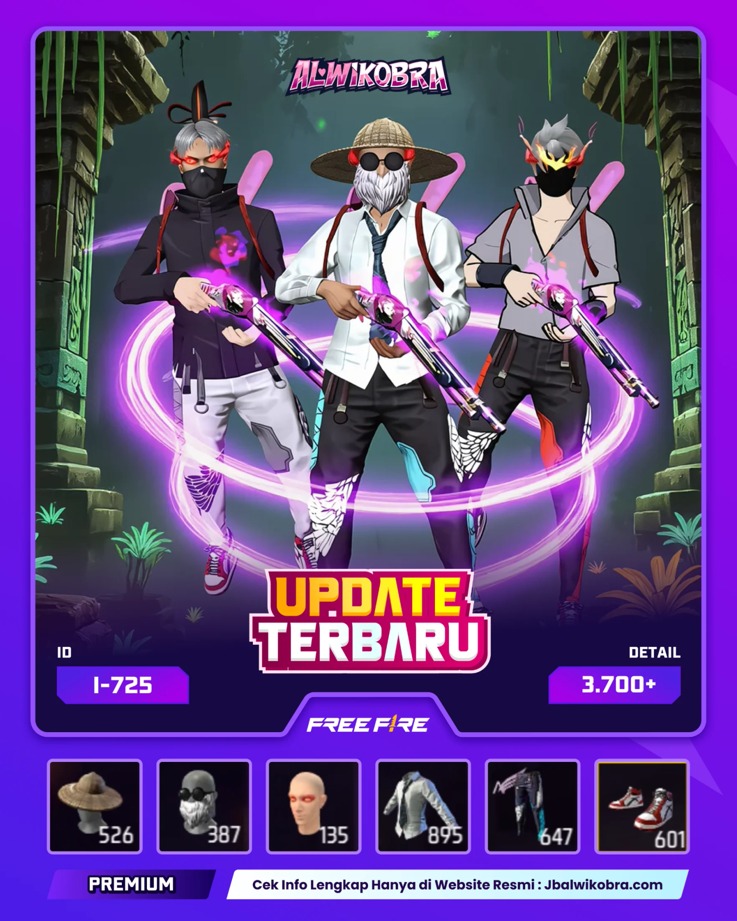 FREE FIRE 725 I