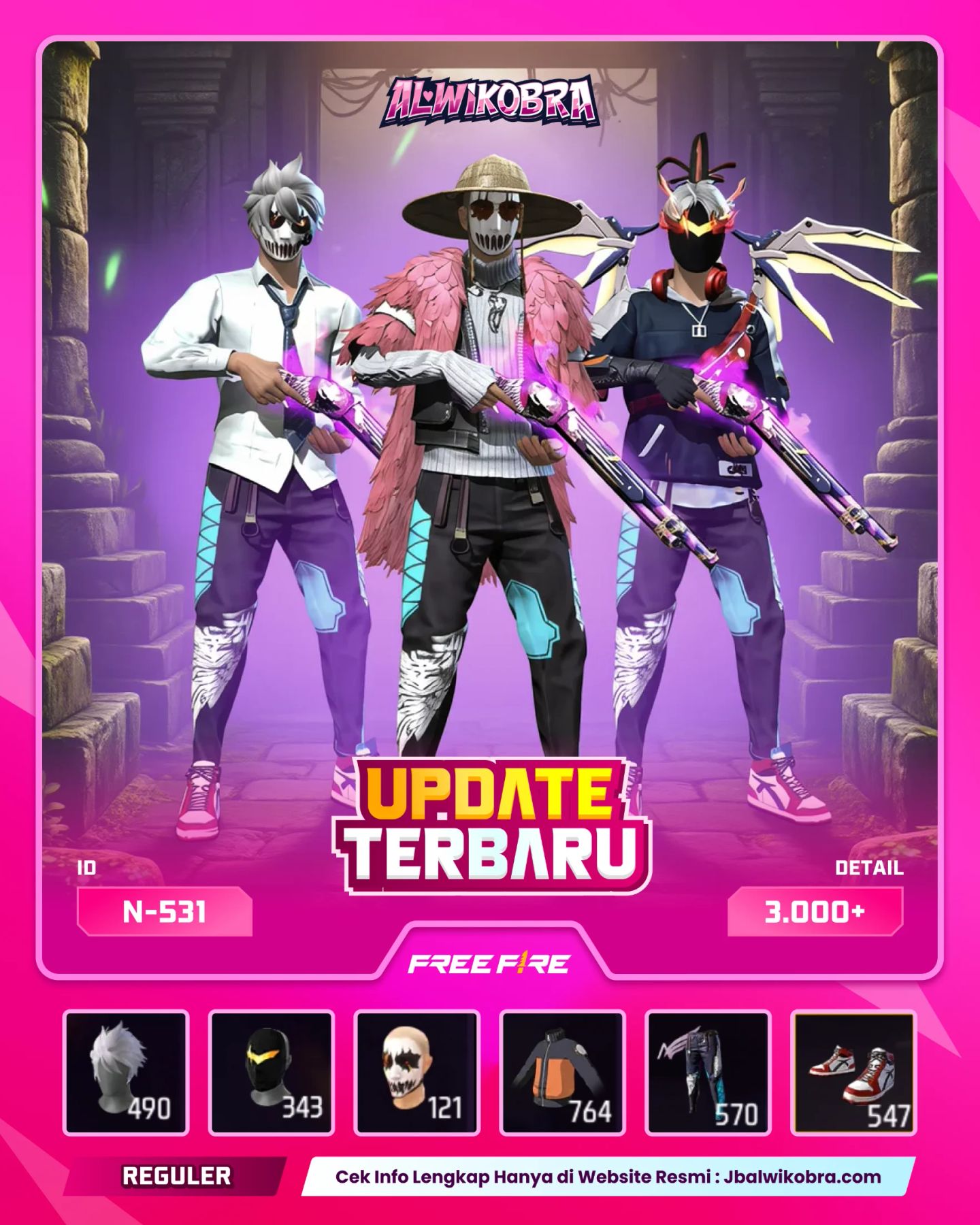 FREE FIRE N531