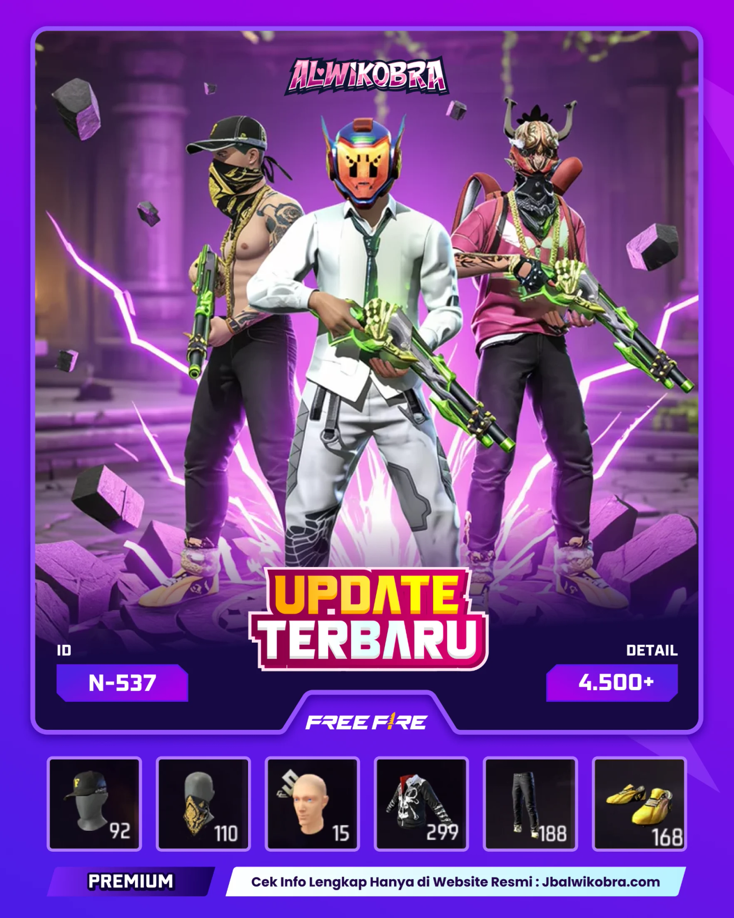 FREE FIRE N537