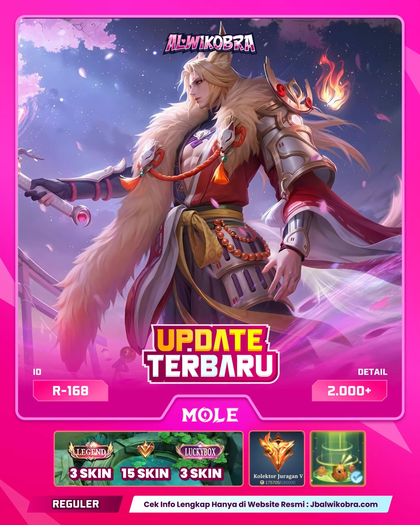 MOBILE LEGEND R168