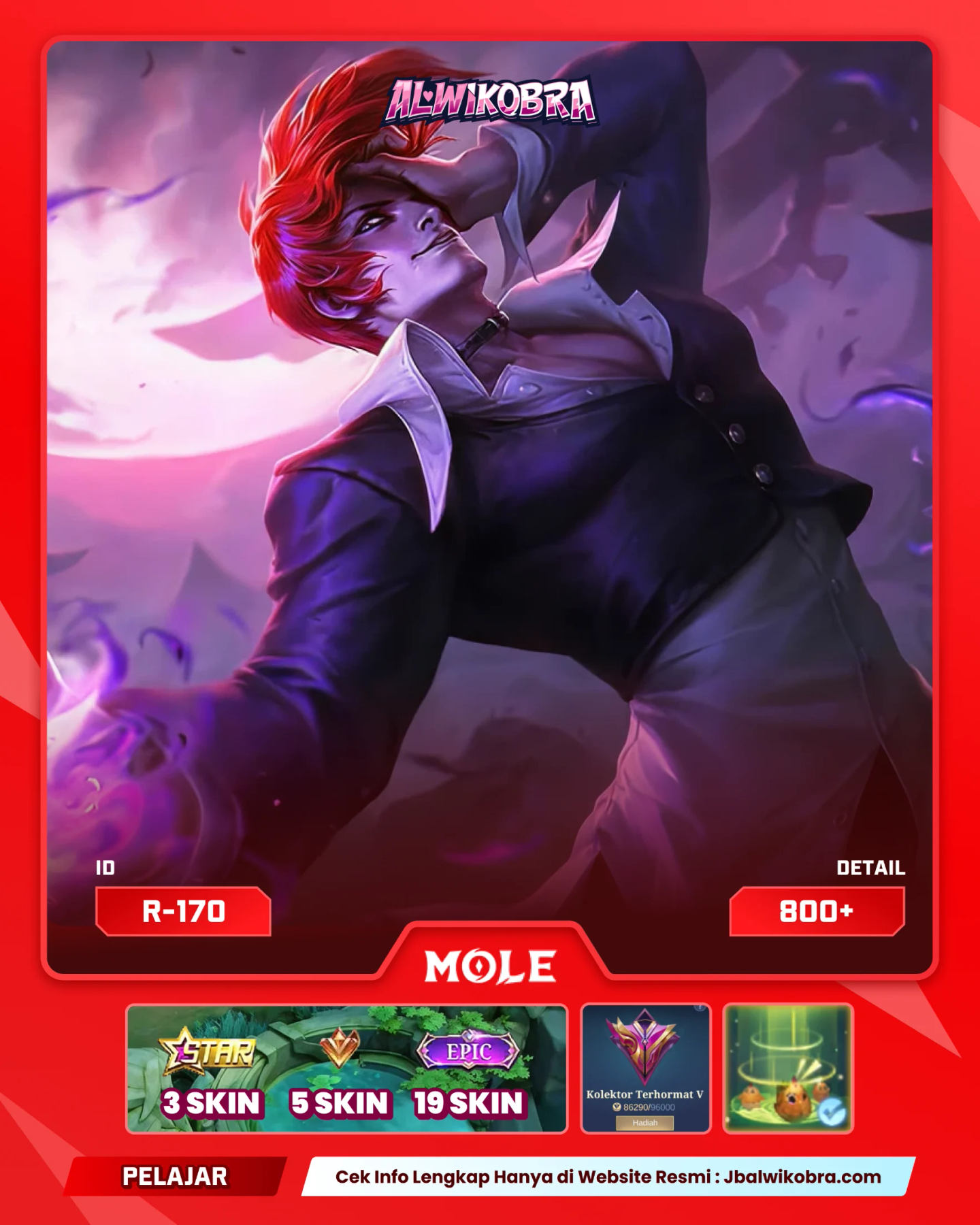 MOBILE LEGEND R170