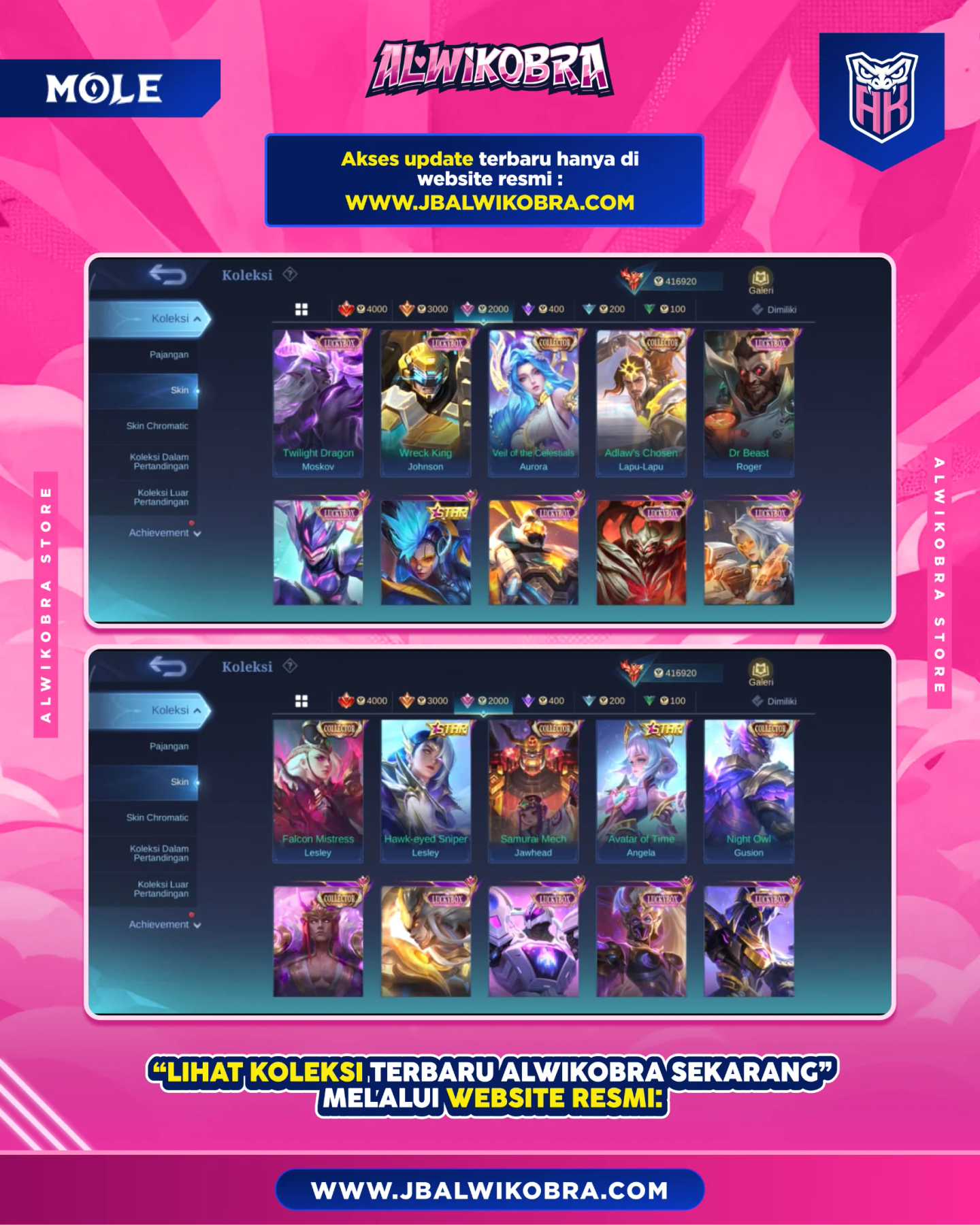 MOBILE LEGEND A4 7