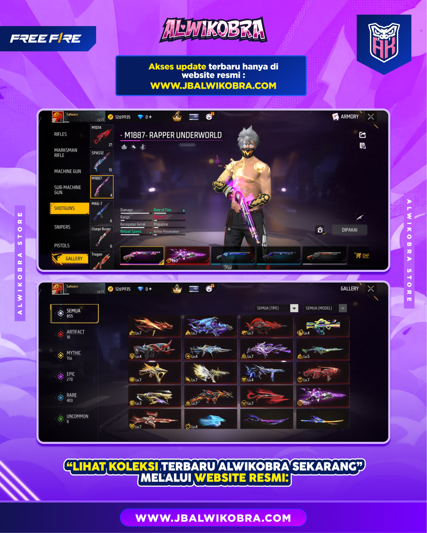 FREE FIRE 727 i 8