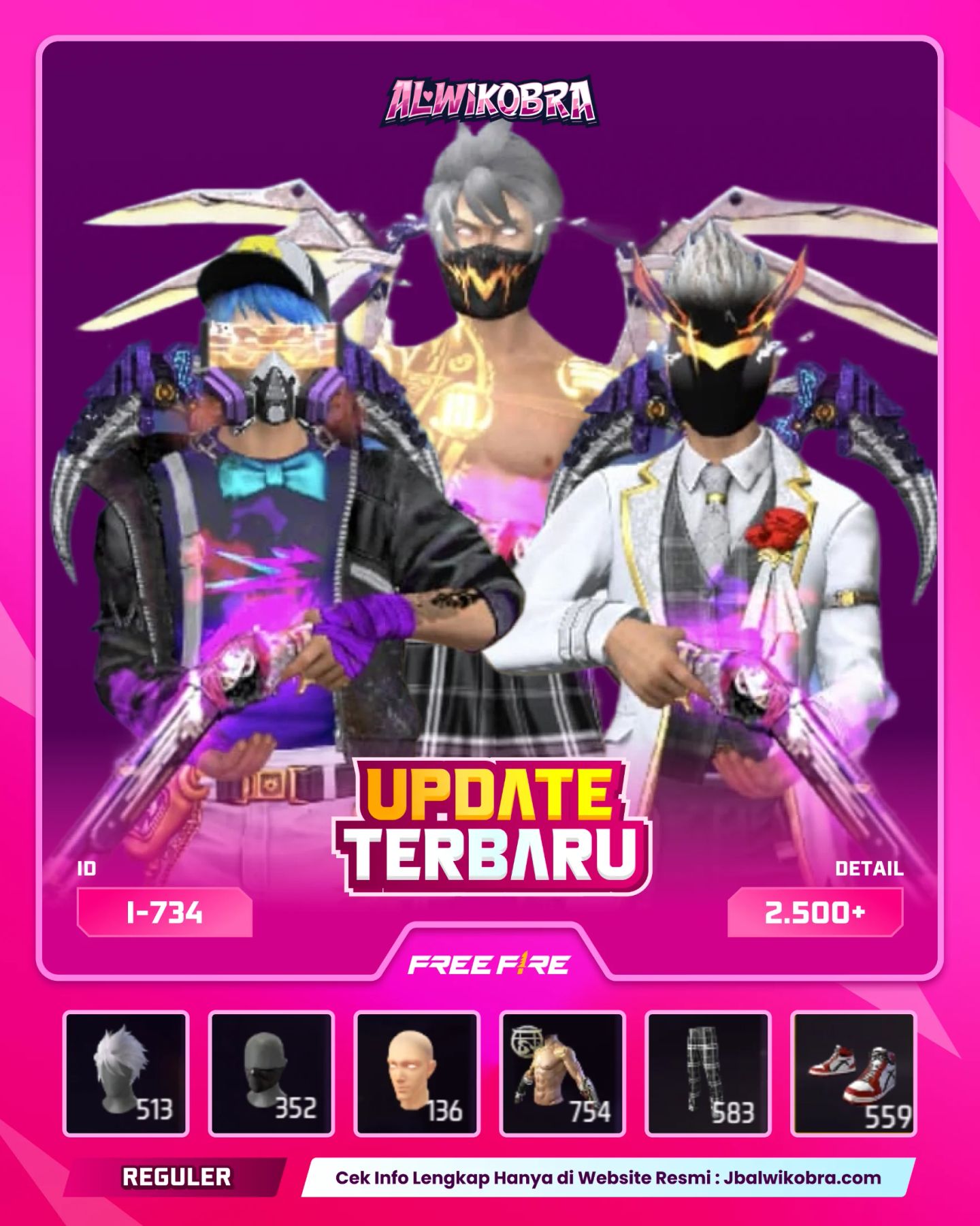 FREE FIRE 734 i