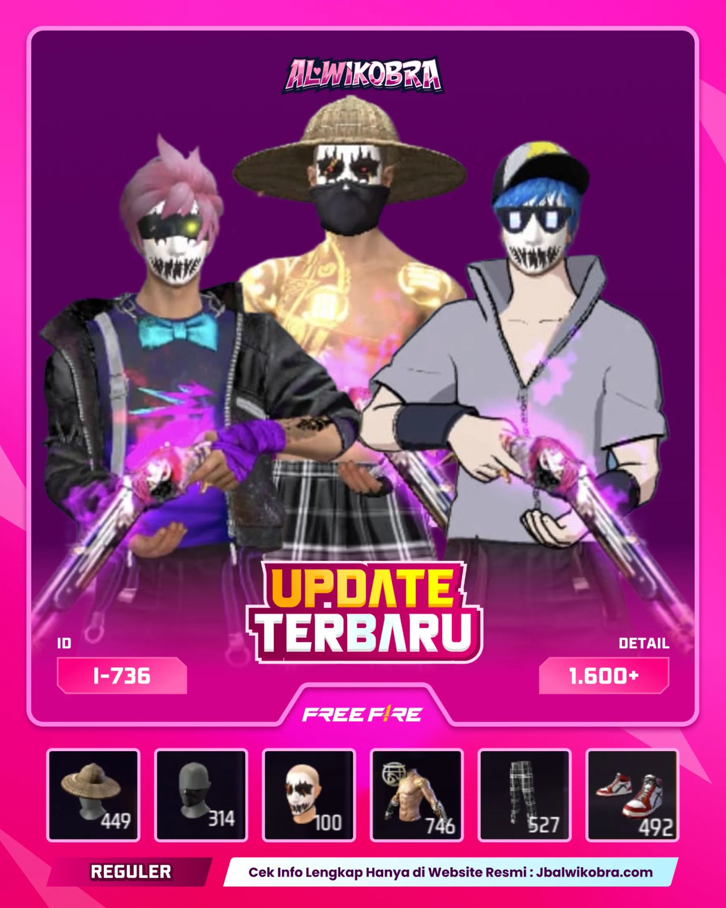 FREE FIRE 736 i