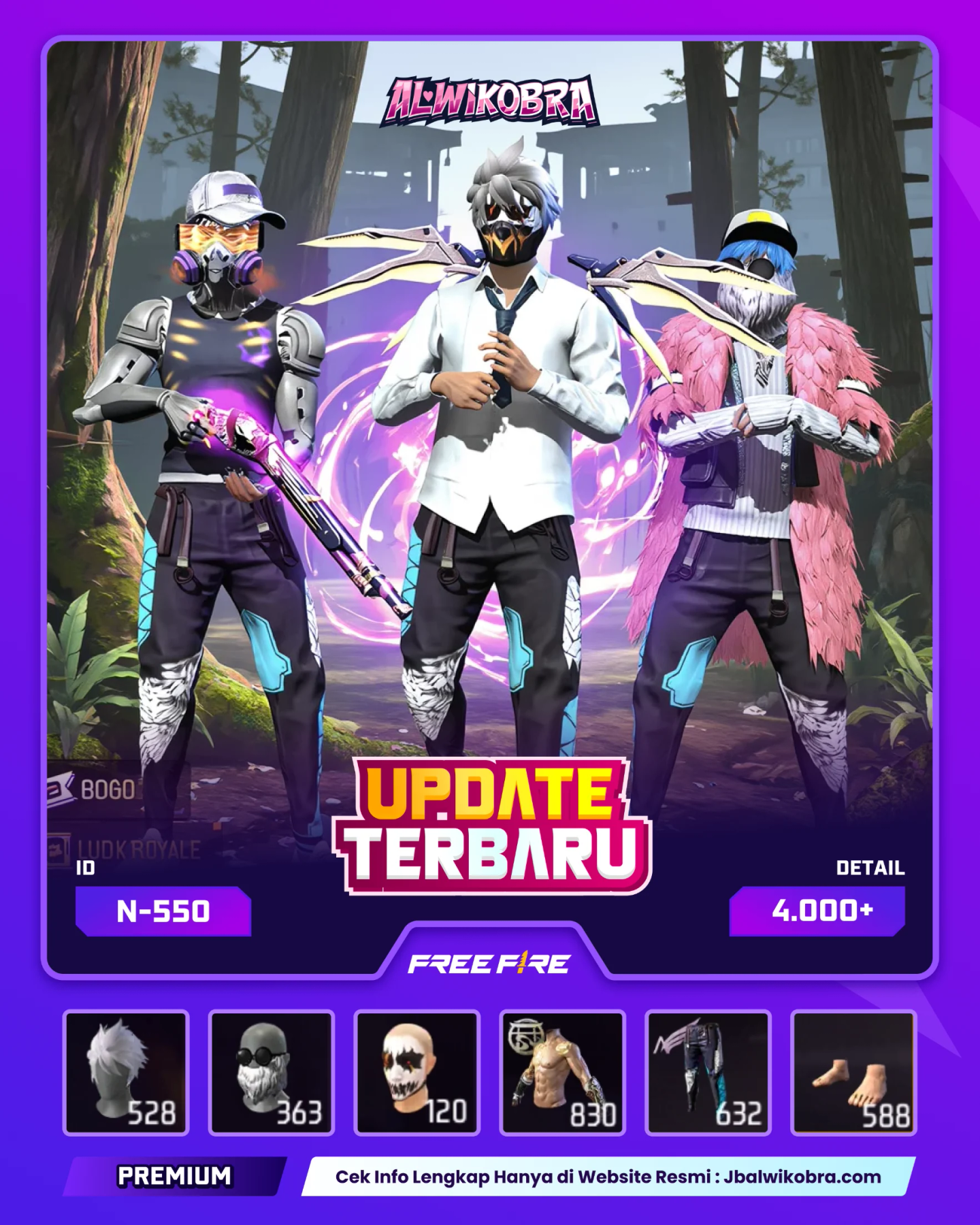 FREE FIRE N550