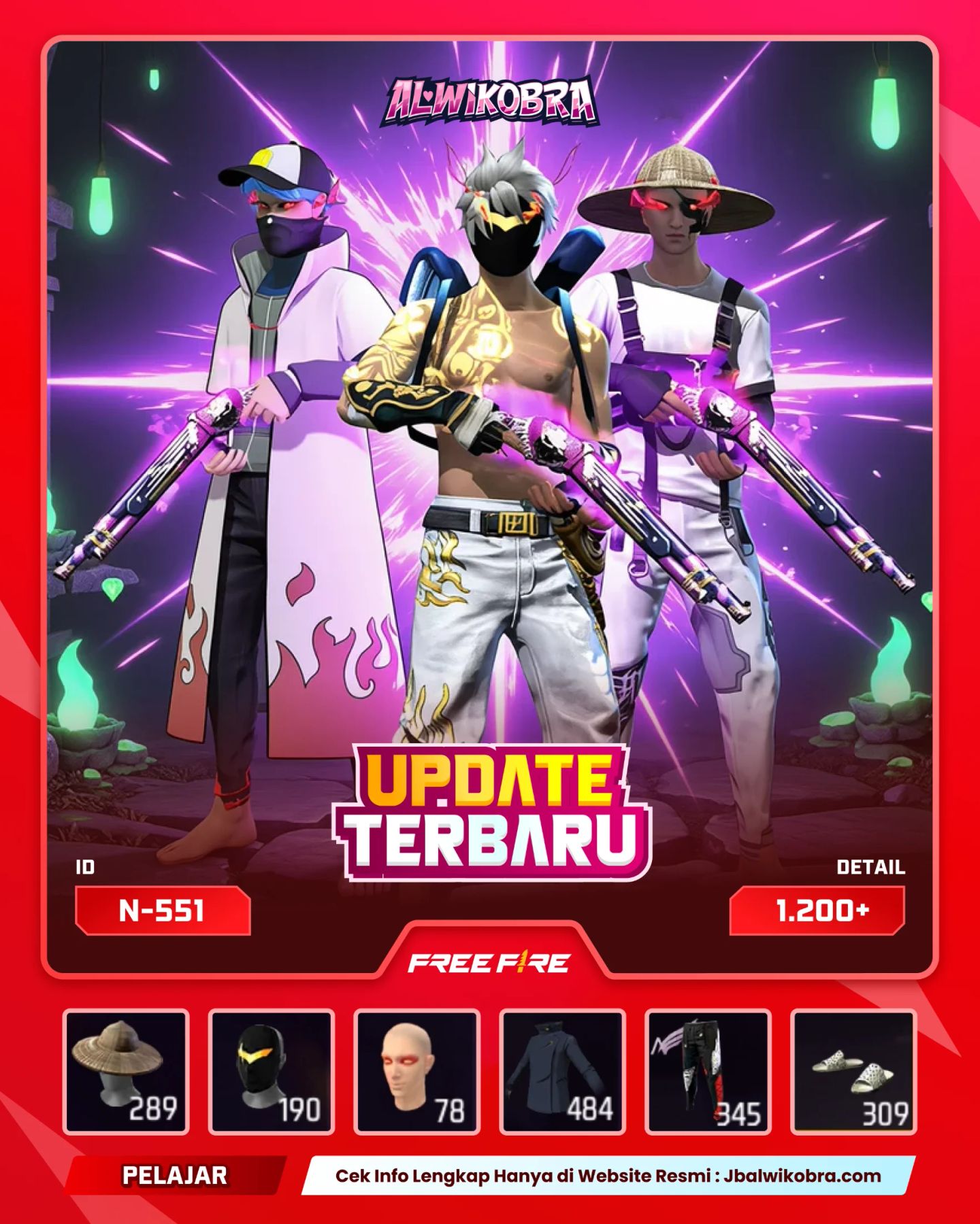FREE FIRE N551