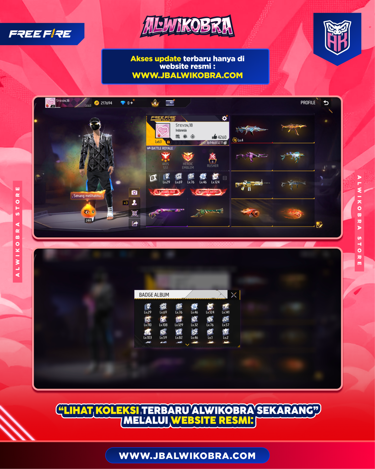 FREE FIRE RR128 2