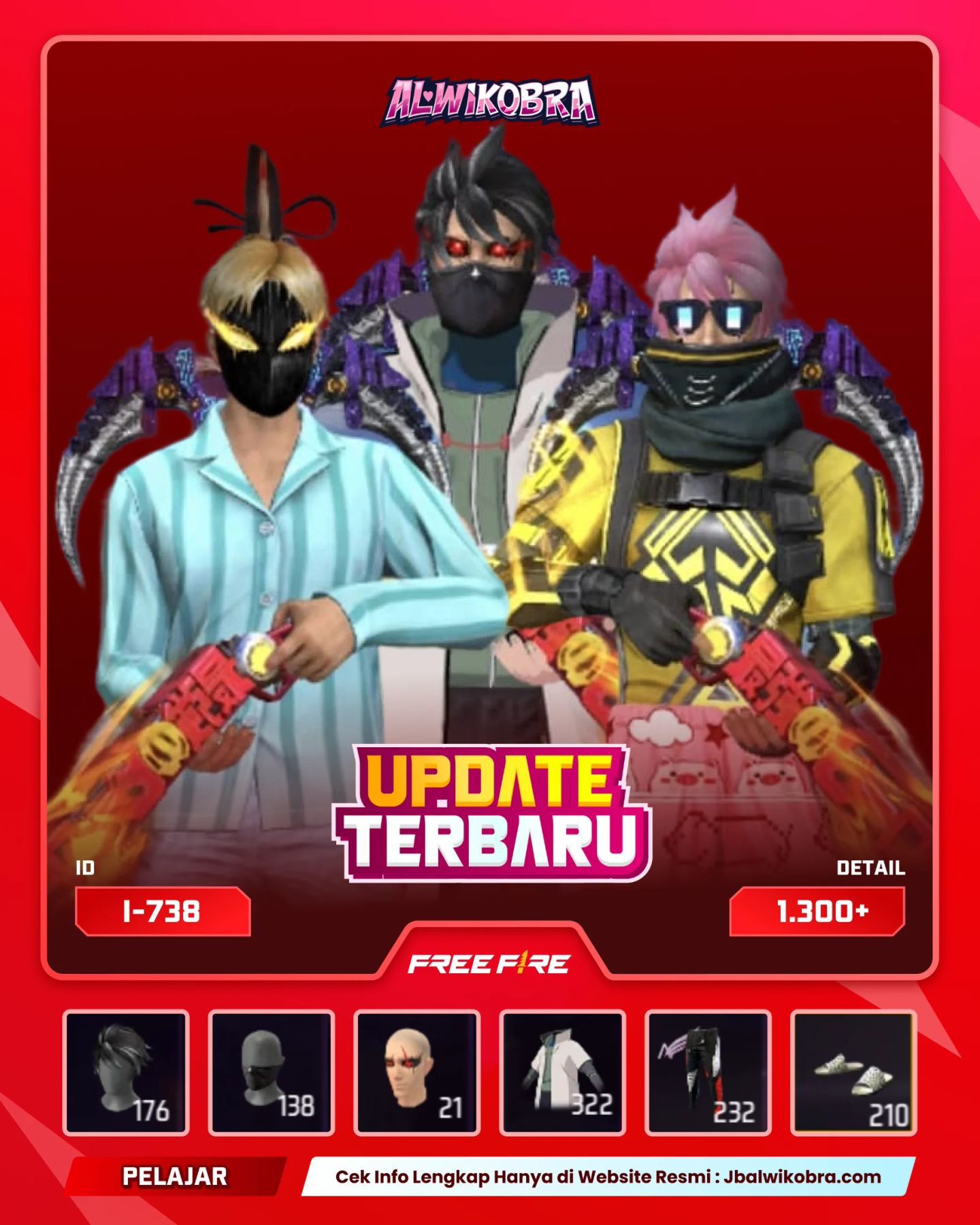 FREE FIRE 738 i
