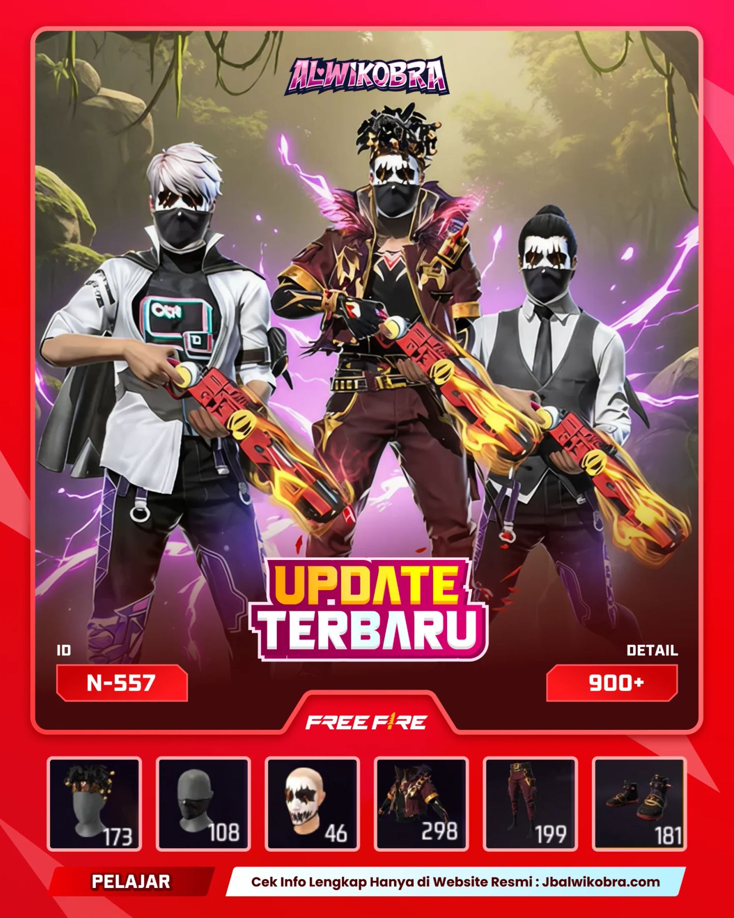 FREE FIRE N557