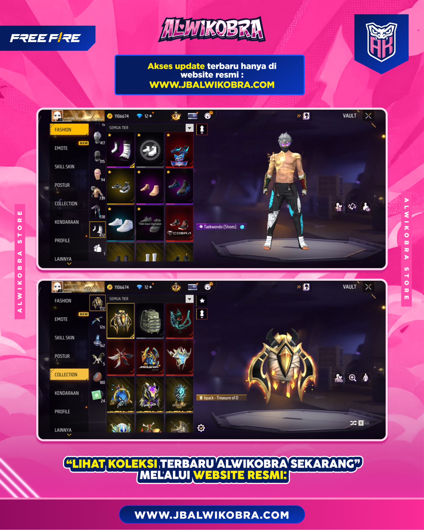 FREE FIRE 745 i 7