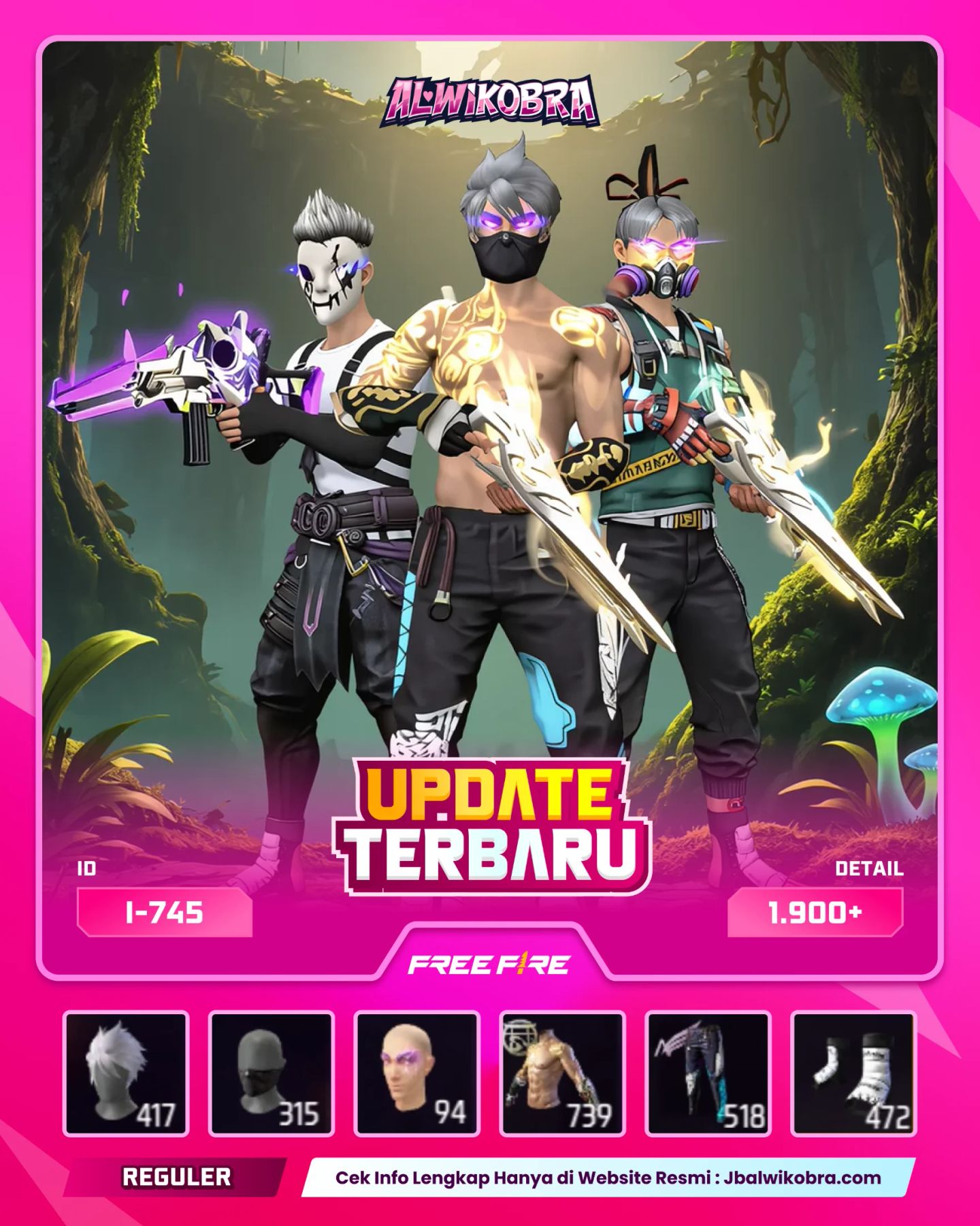 FREE FIRE 745 i