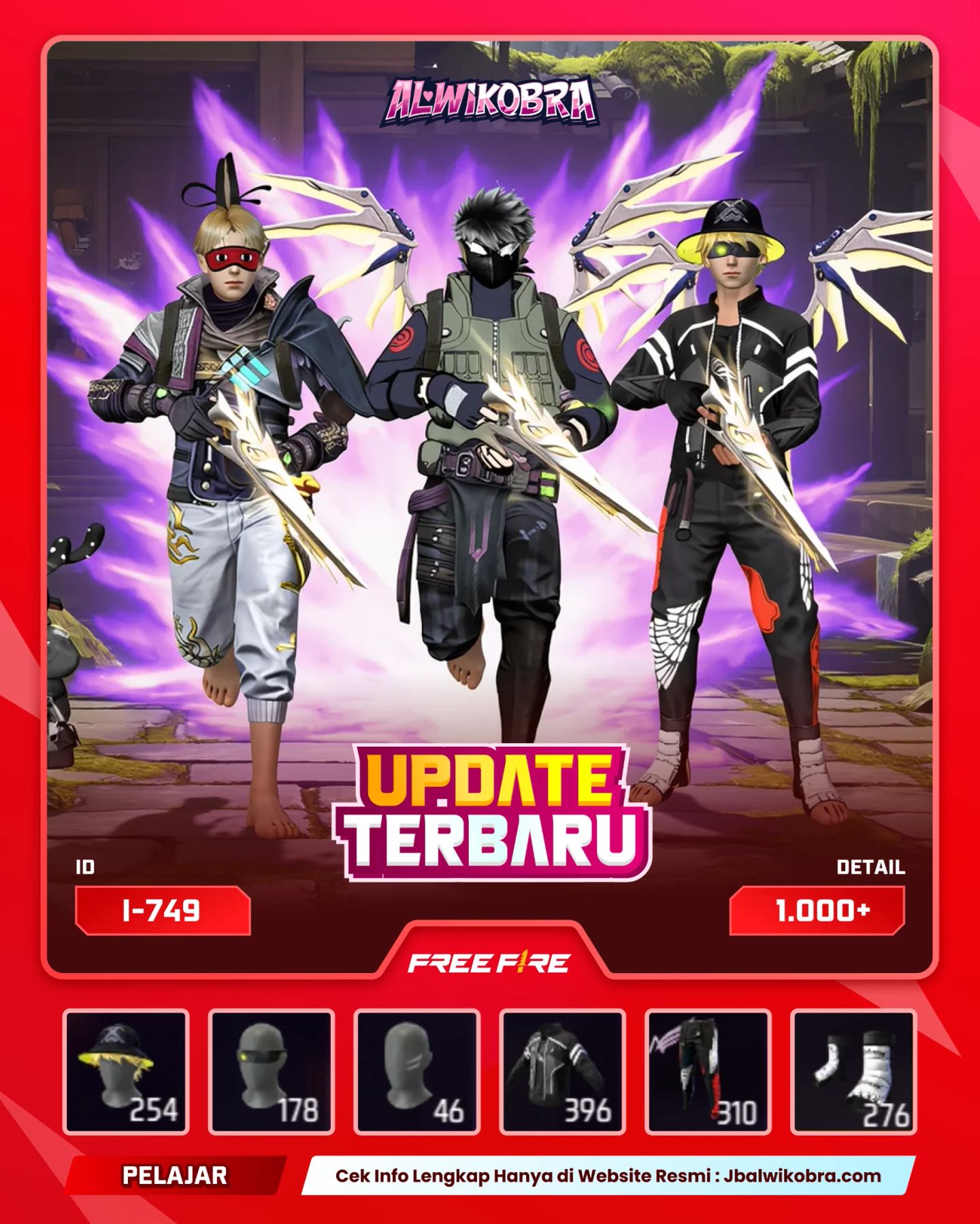 FREE FIRE 749 i